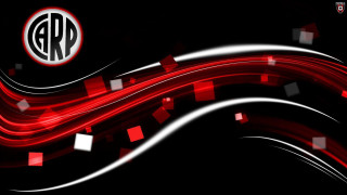 Black red background logo squares - abstract art free wallpaper
