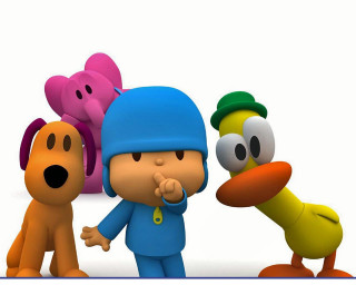 Cartoon character pointing dog duck - corneille free wallpaper