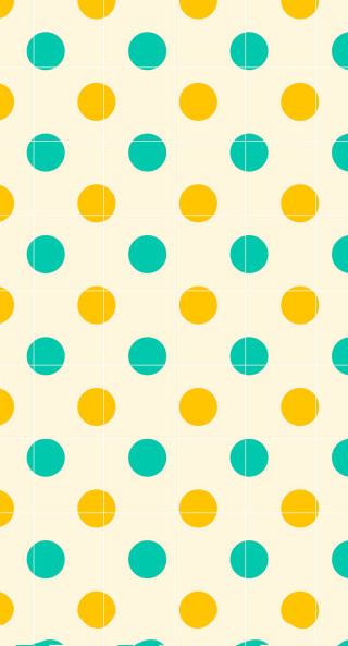 Blue yellow dots pattern white - a pattern free wallpaper for mobile