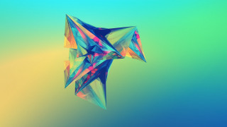 Colorful abstract star sky blue - liam brazier free wallpaper