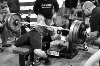 Woman bench press gym barbell 2 - other person free wallpaper