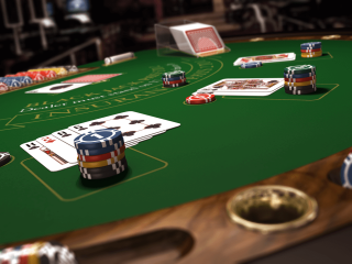 Casino table cards chips dice - card free wallpaper