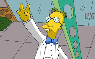 Cartoon character pointing wall clock - everett warner free wallpaper