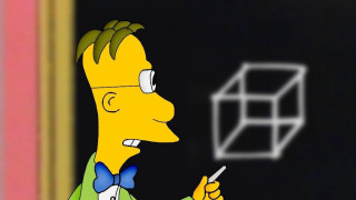 Cartoon character writing chalkboard marker - a chalkboard free wallpaper