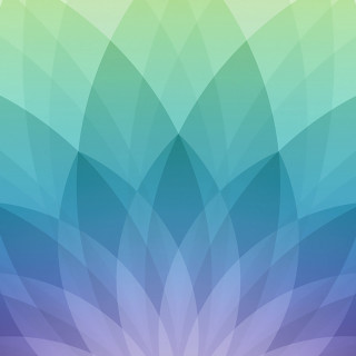 Blue green background flower pattern - vector curve free wallpaper for tablet