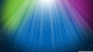 Rainbow stars light aurora planet - white star free wallpaper for desktop