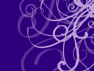 Purple background swirls white design - a white design free wallpaper