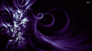Purple abstract background swirls bubbles - fractal free wallpaper