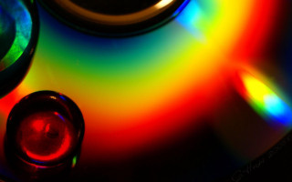Rainbow cd black background red - a rainbow free wallpaper