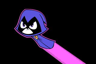Cartoon purple blue hoodie pink - holding free wallpaper for desktop