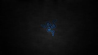 Dark background blue snake side - daarken free wallpaper