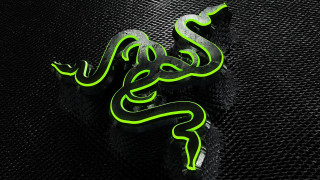 Neon green snake space night - 8 k free wallpaper
