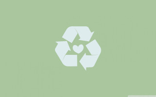 Recycler heart rectangles green background - a wireframe diagram free wallpaper