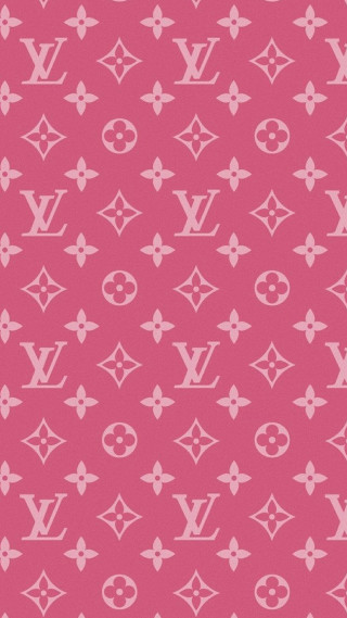 Pink background louis vuitton monogrammed - maximalism free wallpaper for mobile