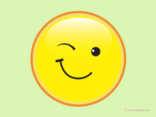 Smiley yellow green background cheerful - a yellow smiley face free wallpaper