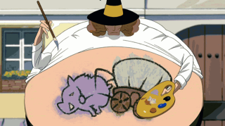 Cartoon character hat broom cat - a broom free wallpaper