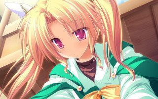 Pink hair girl green jacket - jacket free wallpaper for desktop