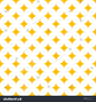 Yellow white geometric pattern stars - geometric abstract art free wallpaper for tablet