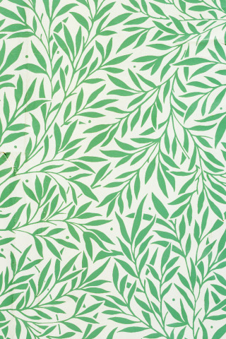 Green white wallpaper leafy pattern - a screenprint free wallpaper for mobile