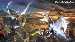 Dragon attack demon desert castle - a painting of a dragon free wallpaper for desktop