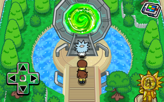 Green light person walking stairs - arent arentsz free wallpaper