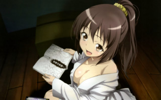 Woman white dress holding book - a white dress holding free wallpaper