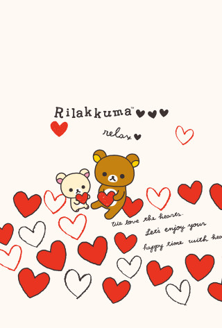 Teddy bears pile of hearts - felixkelly free wallpaper for mobile