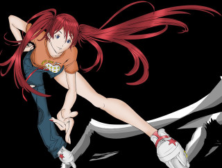 Red hair dancing short skirt - a short skirt free wallpaper