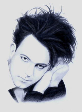 Man black shirt black shirt - a drawing free wallpaper for mobile