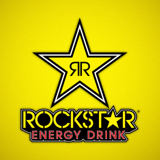 Rockstar energy drink yellow background - a star free wallpaper for tablet