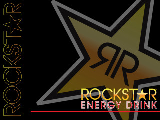 Rock star energy drink label - energetic free wallpaper