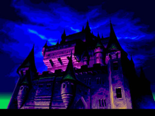 Castle clock tower sky clouds - don bluth free wallpaper