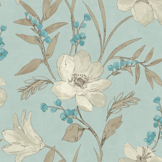 Blue white flower pattern background - free flowers wallpaper for tablet