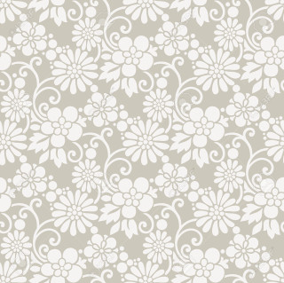 White floral pattern gray background - shutter shutter free wallpaper for tablet