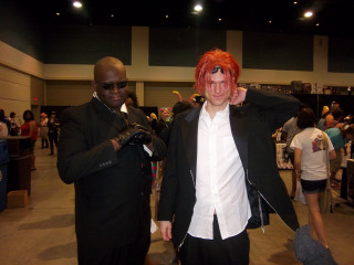 Two men black white posing - two man free wallpaper