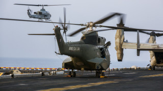 Helicopter flight deck military ocean - 100mm free wallpaper