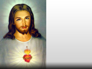 Jesus heart halo painting art - a halo free wallpaper