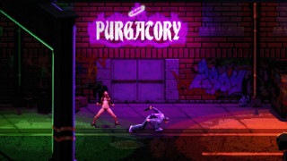 Man woman dancing purple sign - benjamin marra free wallpaper