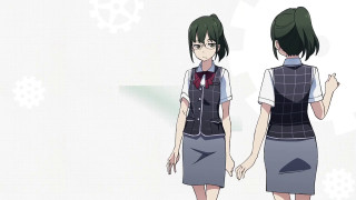 Girl school uniform snowflakes wall - a girl in a school uniform free wallpaper