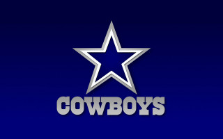 Blue background silver star cowboys - elite free wallpaper