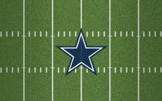 Football field star middle lines - a football field free wallpaper