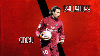 Man holding soccer ball red - a red background free wallpaper