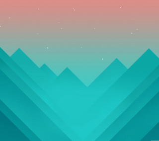 Mountain range stars sky pink - mountain free wallpaper for tablet