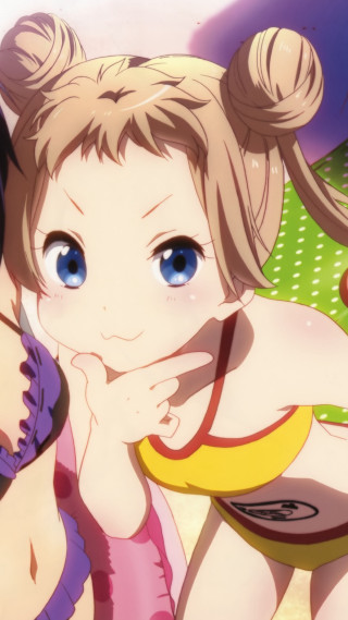 Women standing field grass sky - ground free wallpaper for mobile