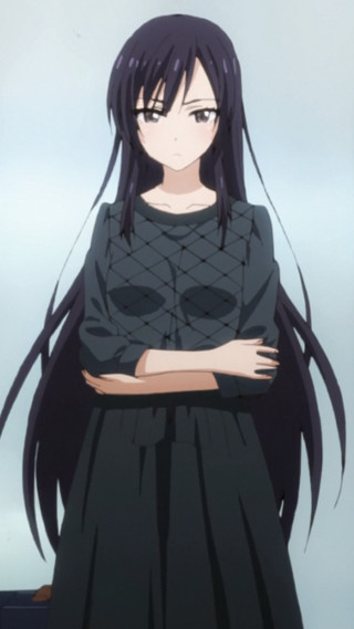 Woman long black hair arms - a wall free wallpaper for mobile