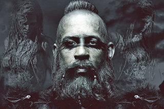 Bearded man men background sky - other man free wallpaper