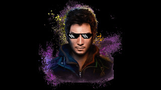 Man sunglasses checkered background image - professional digital art free wallpaper