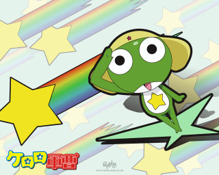 Cartoon character flying sky star - bian shoumin free wallpaper