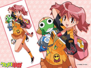 Girl pink hair backpack character - a character free wallpaper