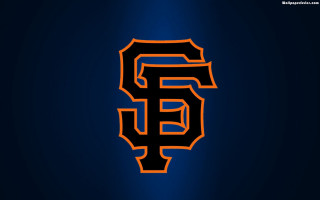 Baseball team logo dark blue - blue background free wallpaper